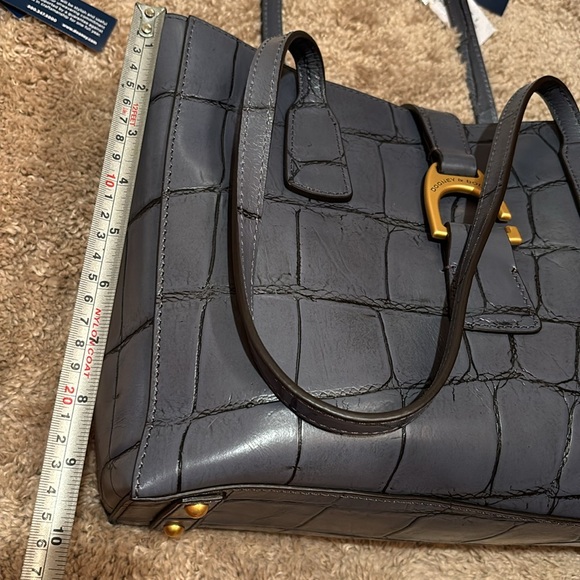 NWT DOONEY & BOURKE Tote, shoulder bag, satchel handbag, wallet, set steel blue - Picture 12 of 16